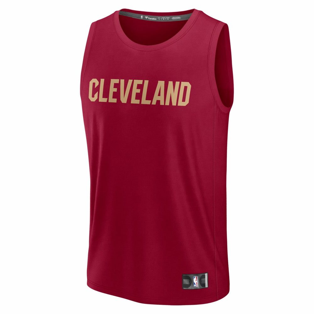 Fanatics - James Harden Cleveland Cavaliers Fast Break Replica Jersey - Icon Editi- Wine