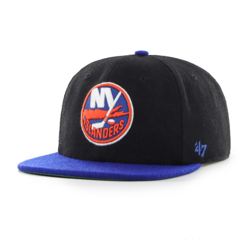 New York Islanders - '47 Aldrich 2-Tone Captain Adjustable Hat Black/Royal