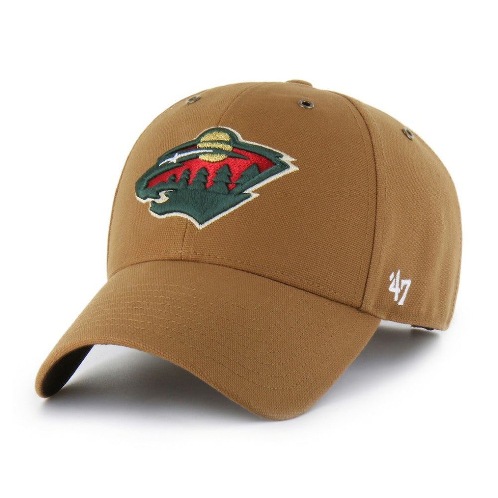 Minnesota Wild - Carhartt x '47 MVP Structured Adjustable Hat Tan