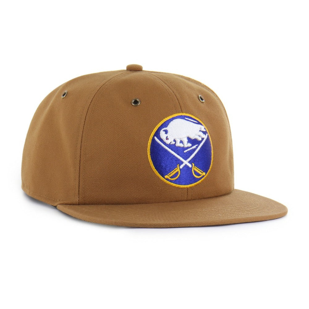Buffalo Sabres - Carhartt x '47 Captain Snapback Hat Tan