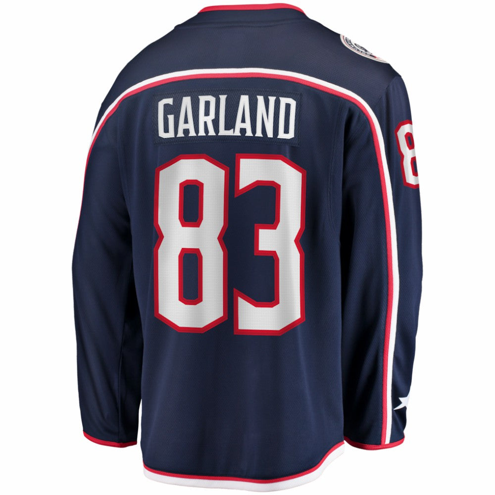 Conor Garland Columbus Blue Jackets Fanatics Home Breakaway Jersey - Navy | NHL Jerseys