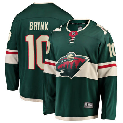 Bobby Brink Minnesota Wild Fanatics Home Breakaway Jersey - Green | NHL Jerseys