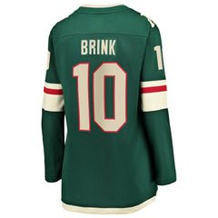 Bobby Brink Minnesota Wild - Fanatics Women's Home Breakaway Jersey Green