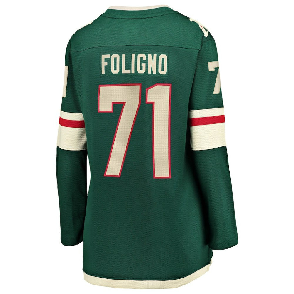 Nick Foligno Minnesota Wild - Fanatics Women's Home Breakaway Jersey Green