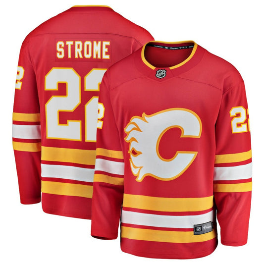 Ryan Strome Calgary Flames Fanatics Home Breakaway Jersey - Red | NHL Jerseys