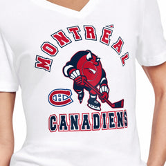 Montreal Canadiens - Starter Women's Tough Puck T-Shirt White