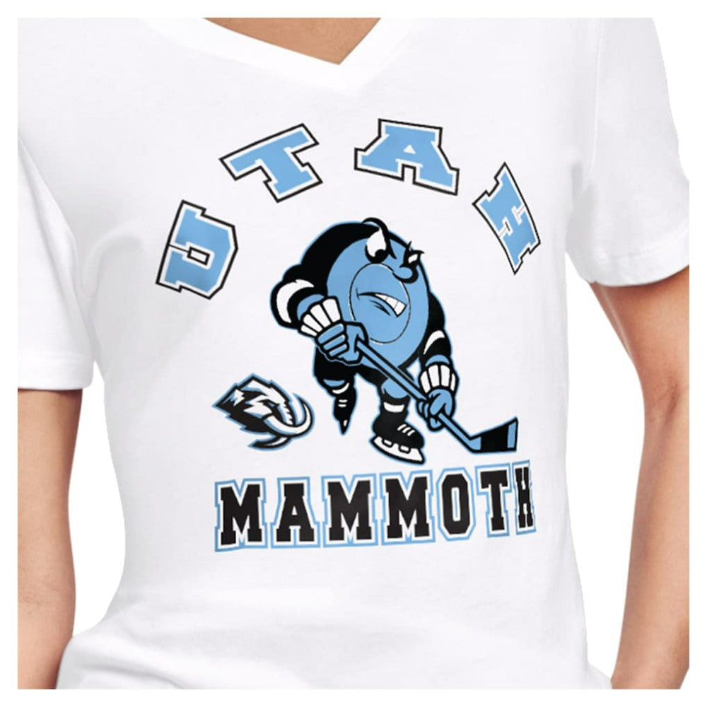Utah Mammoth - Starter Women's Tough Puck T-Shirt White