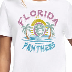 Florida Panthers - Starter Women's Tonal Beach T-Shirt White