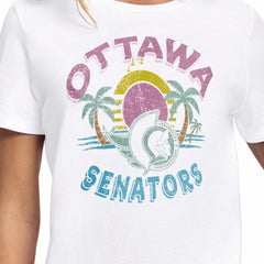 Ottawa Senators - Starter Women's Tonal Beach T-Shirt White
