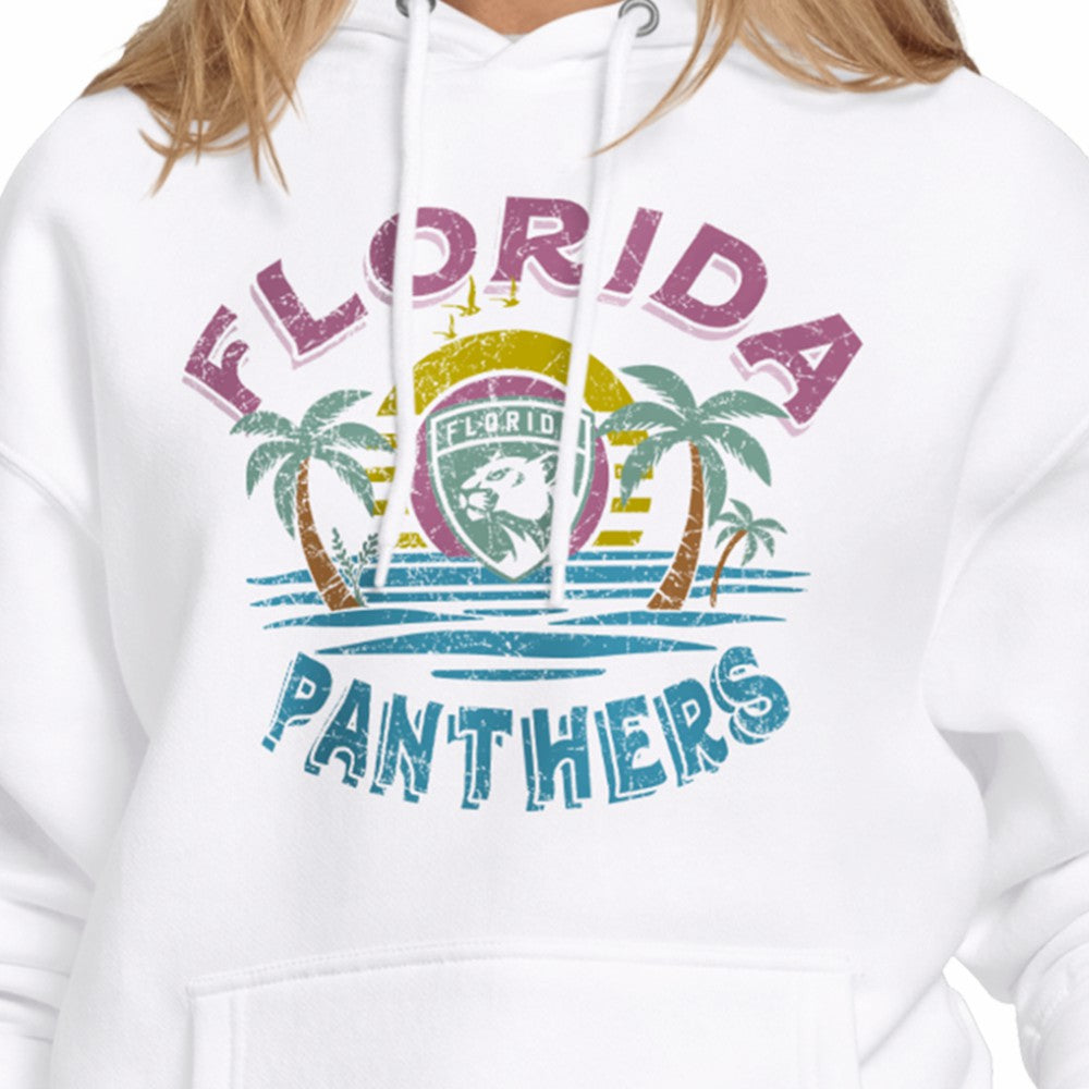 Florida Panthers - Starter Women's Tonal Beach Hoodie White