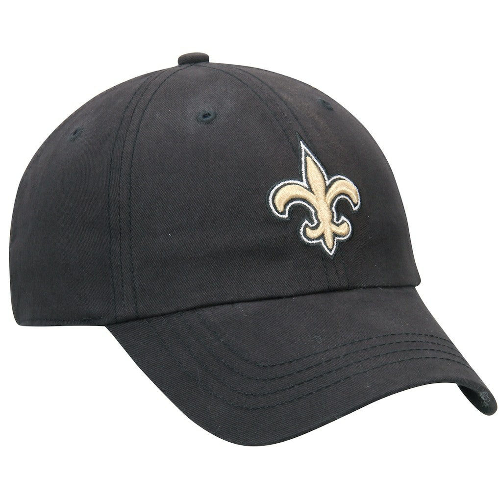 New Orleans Saints '47 Women's Miata Clean Up Adjustable Hat Black - 47 brand