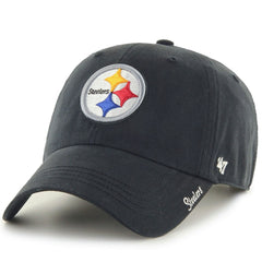 Pittsburgh Steelers '47 Women's Miata Clean Up Adjustable Hat Black - 47 brand