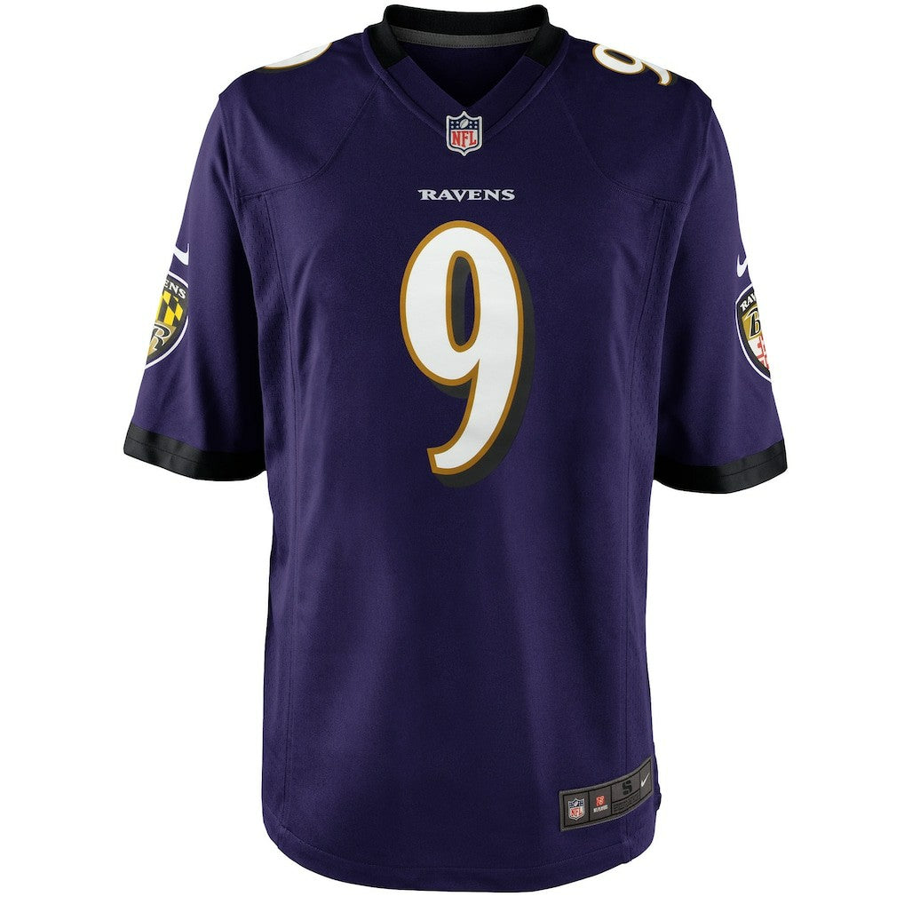 Justin Tucker Baltimore Ravens Youth Game Jersey Purple - Nike