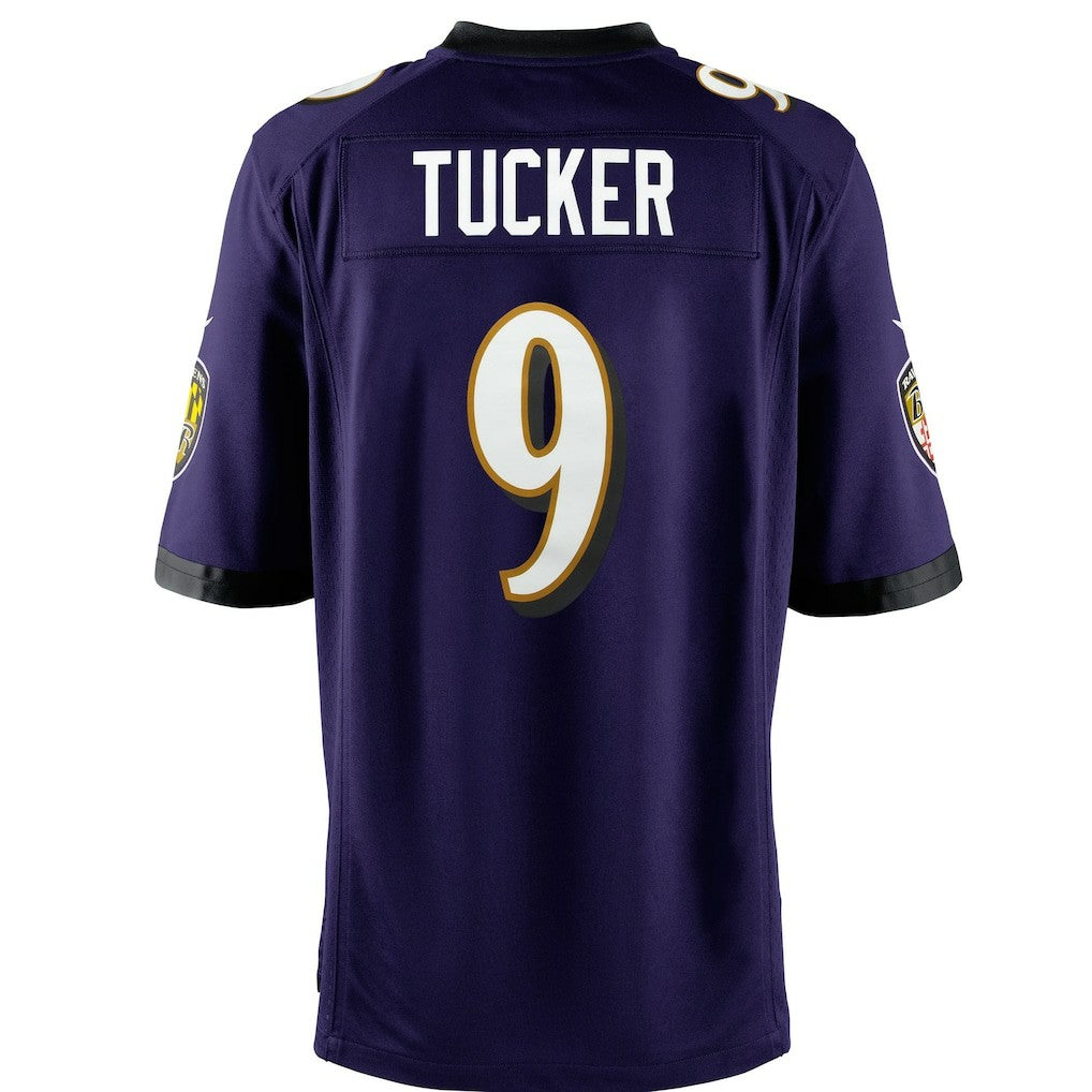 Justin Tucker Baltimore Ravens Youth Game Jersey - Purple | NFL Jerseys