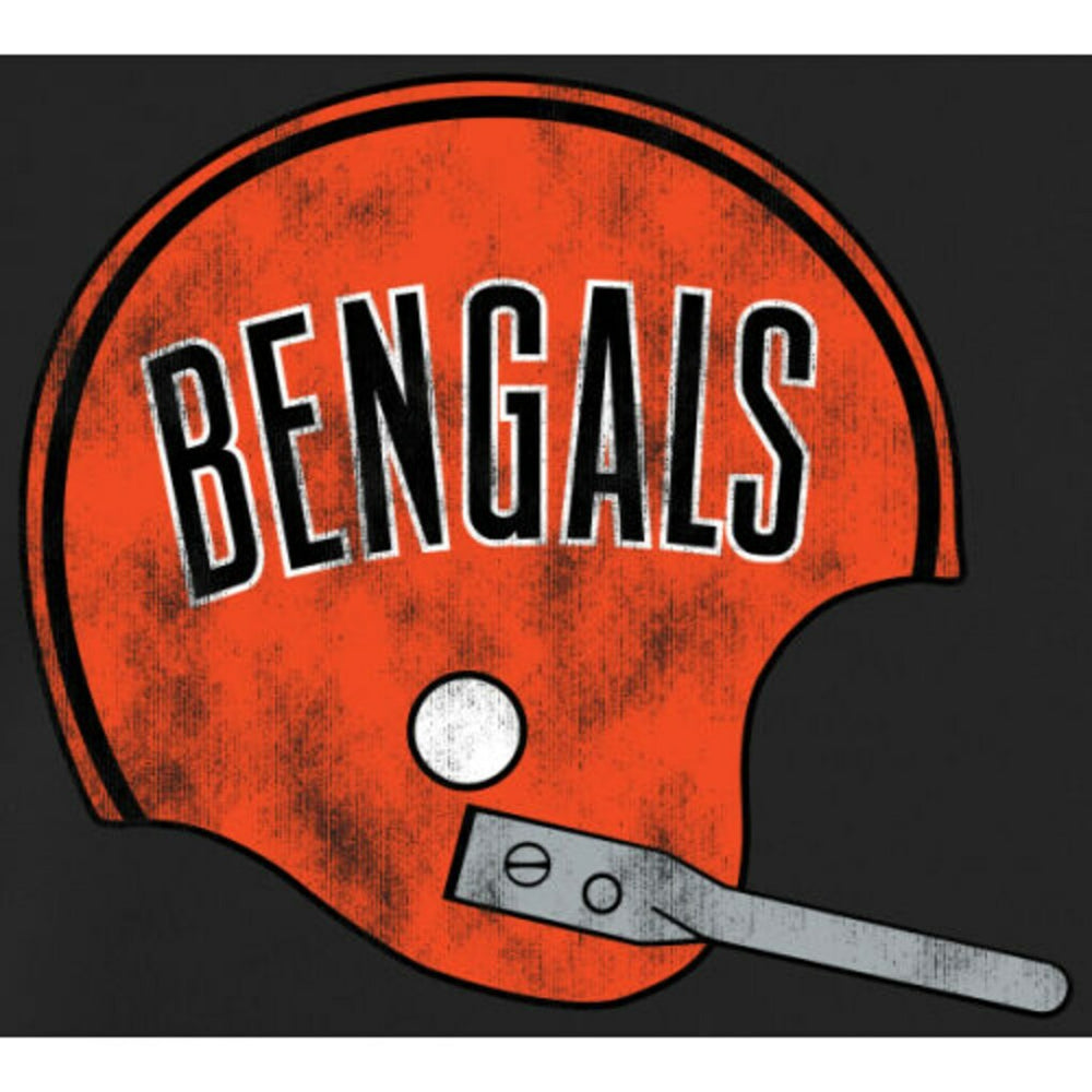 Cincinnati Bengals Throwback Logo Pullover Hoodie Black - NFL