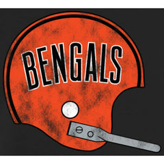 Cincinnati Bengals Throwback Logo Pullover Hoodie Black - NFL