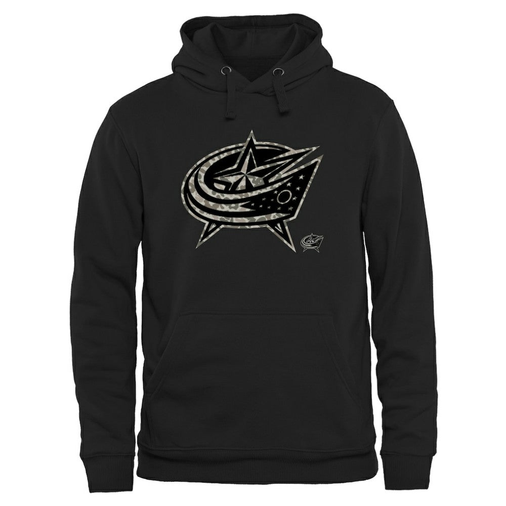 Columbus Blue Jackets - Rink Warrior Pullover Hoodie Black