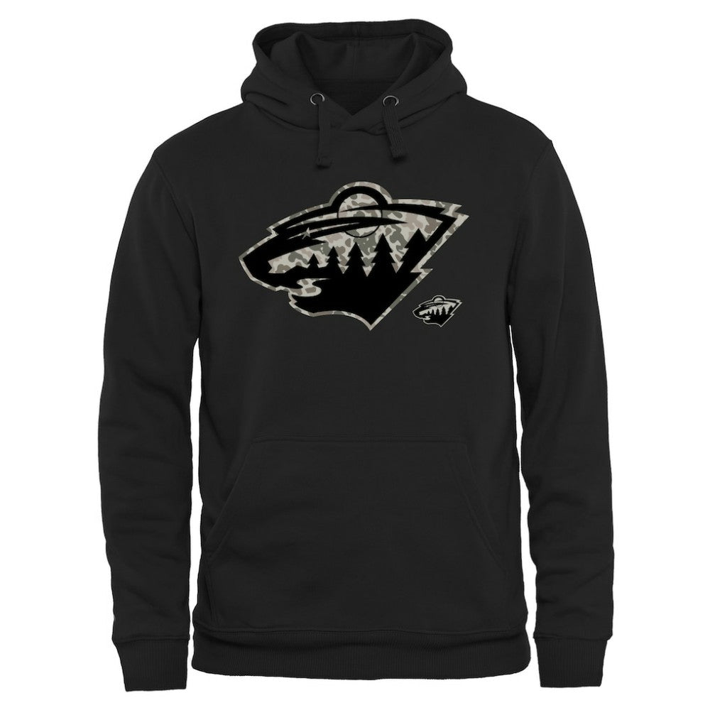 Minnesota Wild - Rink Warrior Pullover Hoodie Black