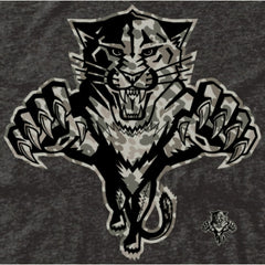 Men's Florida Panthers - Black Rink Warrior Tri-Blend T-Shirt