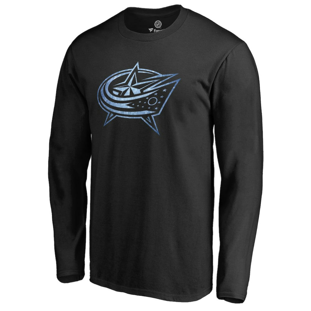 Columbus Blue Jackets - Pond Hockey Long Sleeve T-Shirt Black