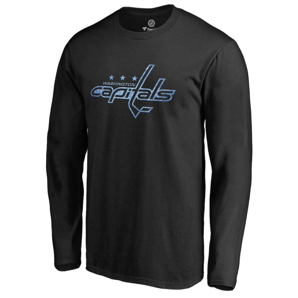 Washington Capitals Pond Hockey Long Sleeve T-Shirt Black