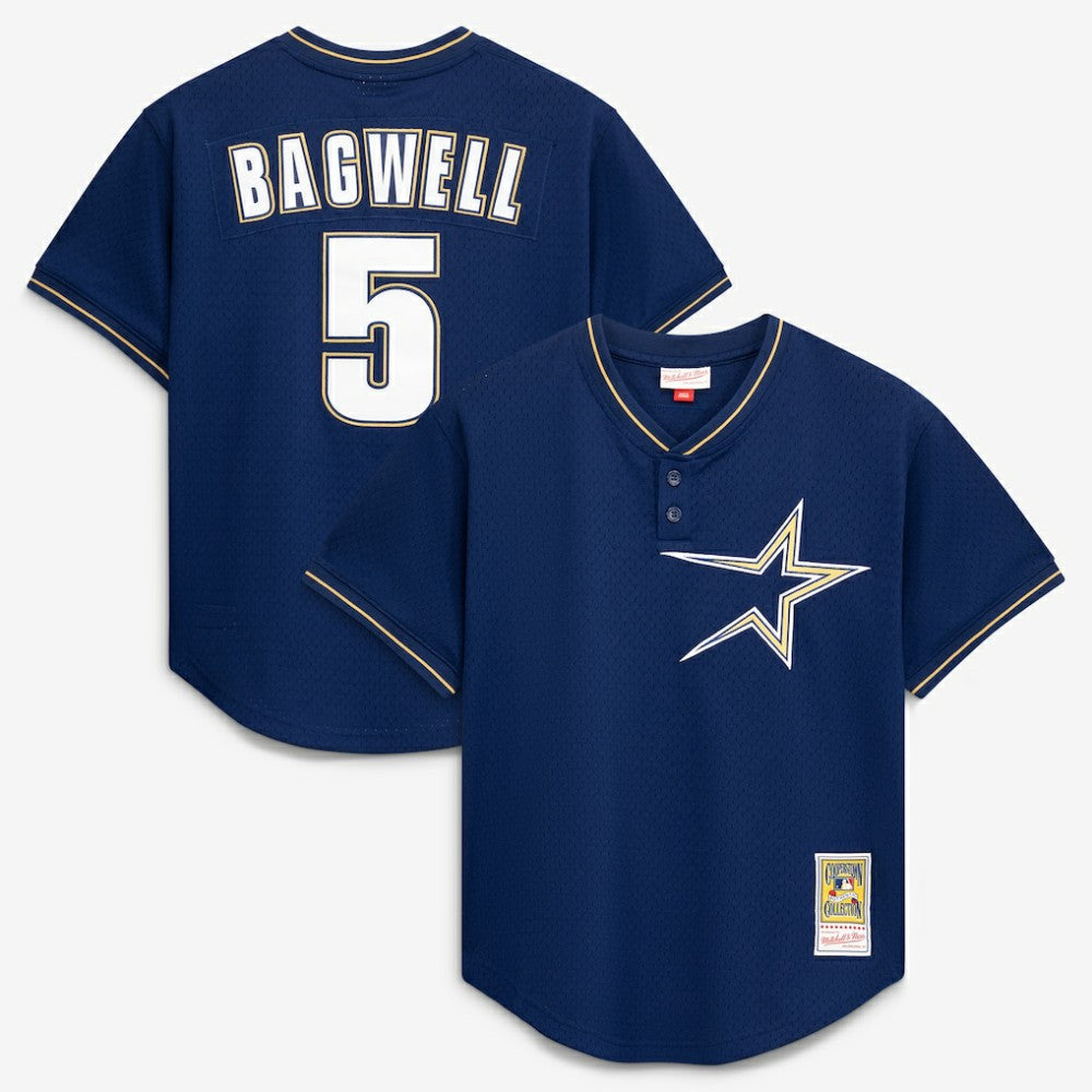 Jeff Bagwell Houston Astros Mitchell & Ness Authentic Batting Practice Jersey Lifestyle