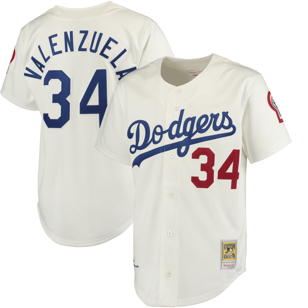 Fernando Valenzuela Los Angeles Dodgers Mitchell & Ness Authentic Jersey Sale