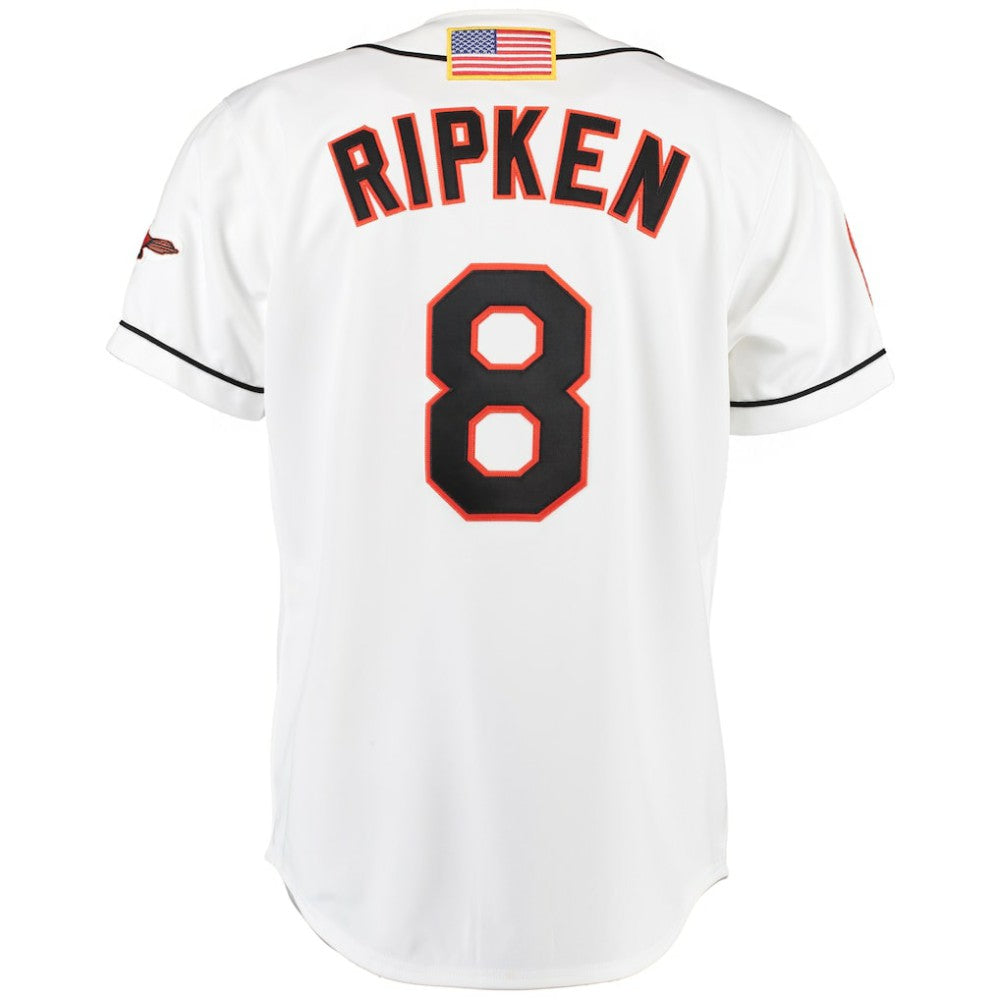 Cal Ripken Baltimore Orioles Mitchell & Ness Home Authentic Jersey Lifestyle