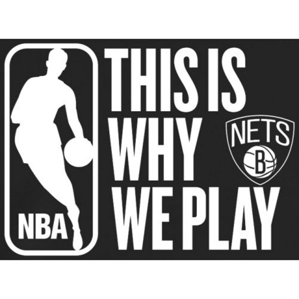 NBA - Brooklyn Nets This Is Why We Play Pullover Hoodie - Black