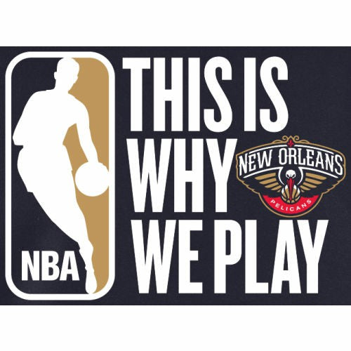 NBA - New Orleans Pelicans This Is Why We Play Pullover Hoodie - Navy