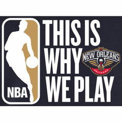 NBA - New Orleans Pelicans This Is Why We Play Pullover Hoodie - Navy