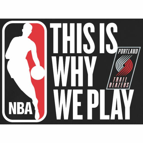 NBA - Portland Trail Blazers This Is Why We Play Pullover Hoodie - Black