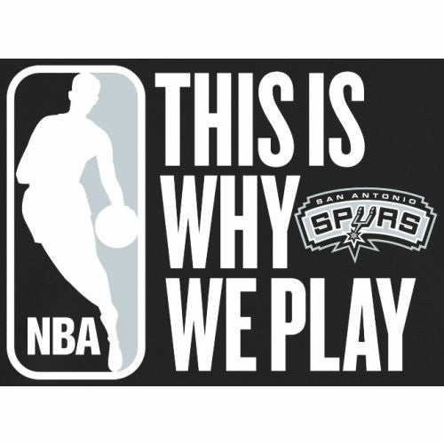 NBA - San Antonio Spurs This Is Why We Play Pullover Hoodie - Black