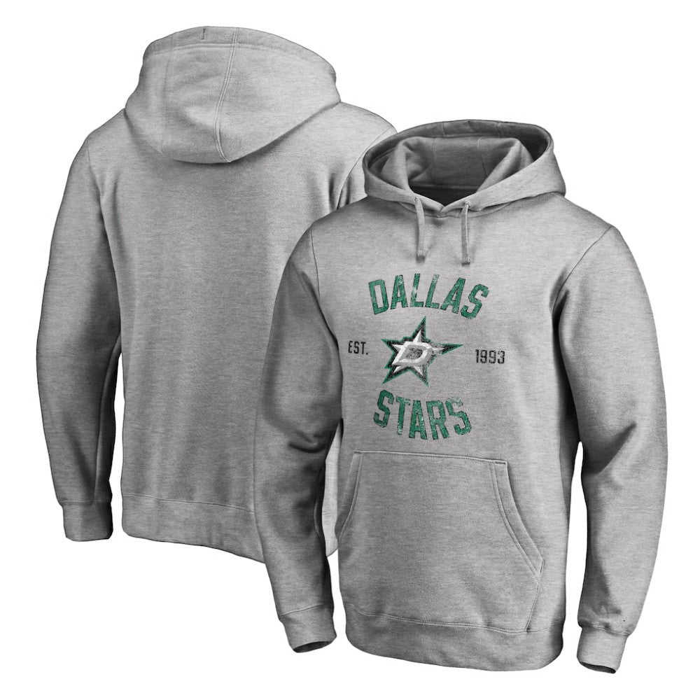 Dallas Stars - Heritage Pullover Hoodie Ash