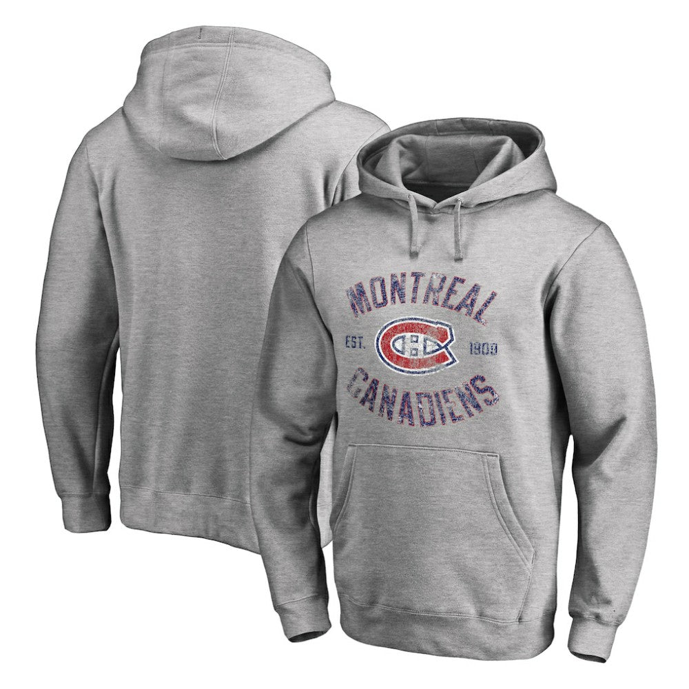 Montreal Canadiens - Heritage Pullover Hoodie Ash