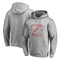 New Jersey Devils - Heritage Pullover Hoodie Ash