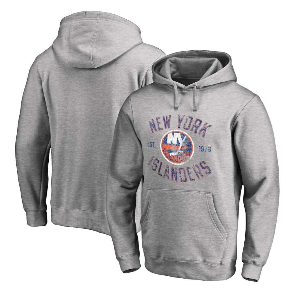 New York Islanders - Heritage Pullover Hoodie Ash
