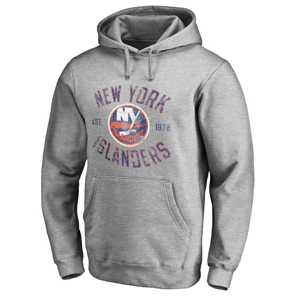 New York Islanders - Heritage Pullover Hoodie Ash