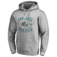San Jose Sharks - Heritage Pullover Hoodie Ash