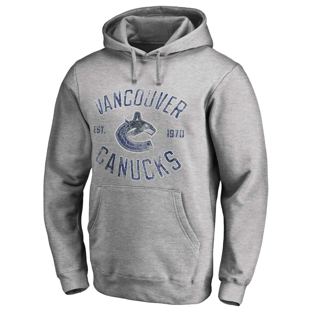 Vancouver Canucks - Heritage Pullover Hoodie Ash