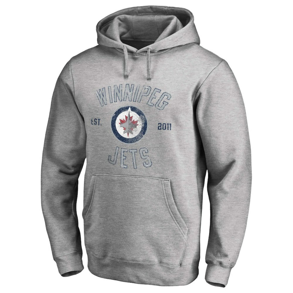 Winnipeg Jets - Heritage Pullover Hoodie Ash