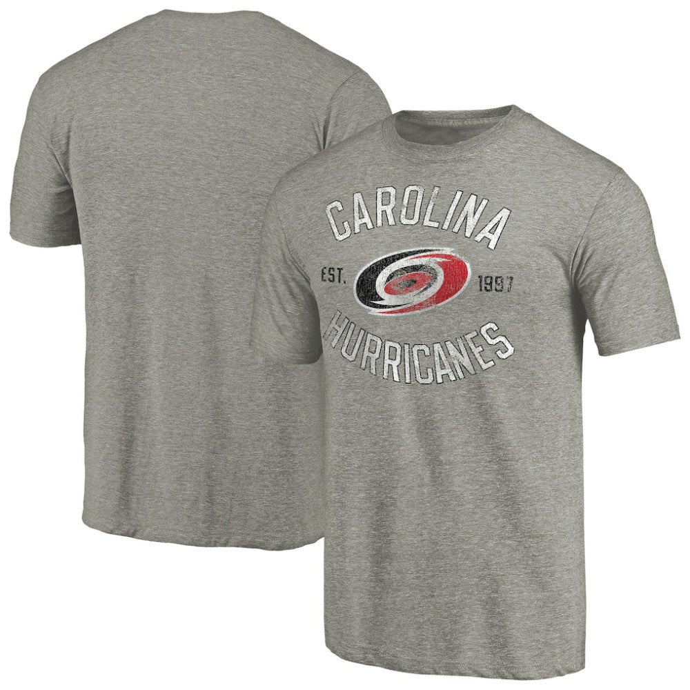 Carolina Hurricanes - Heritage Tri-Blend T-Shirt Ash