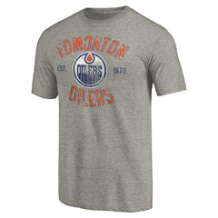 Edmonton Oilers - Heritage Tri-Blend T-Shirt Ash