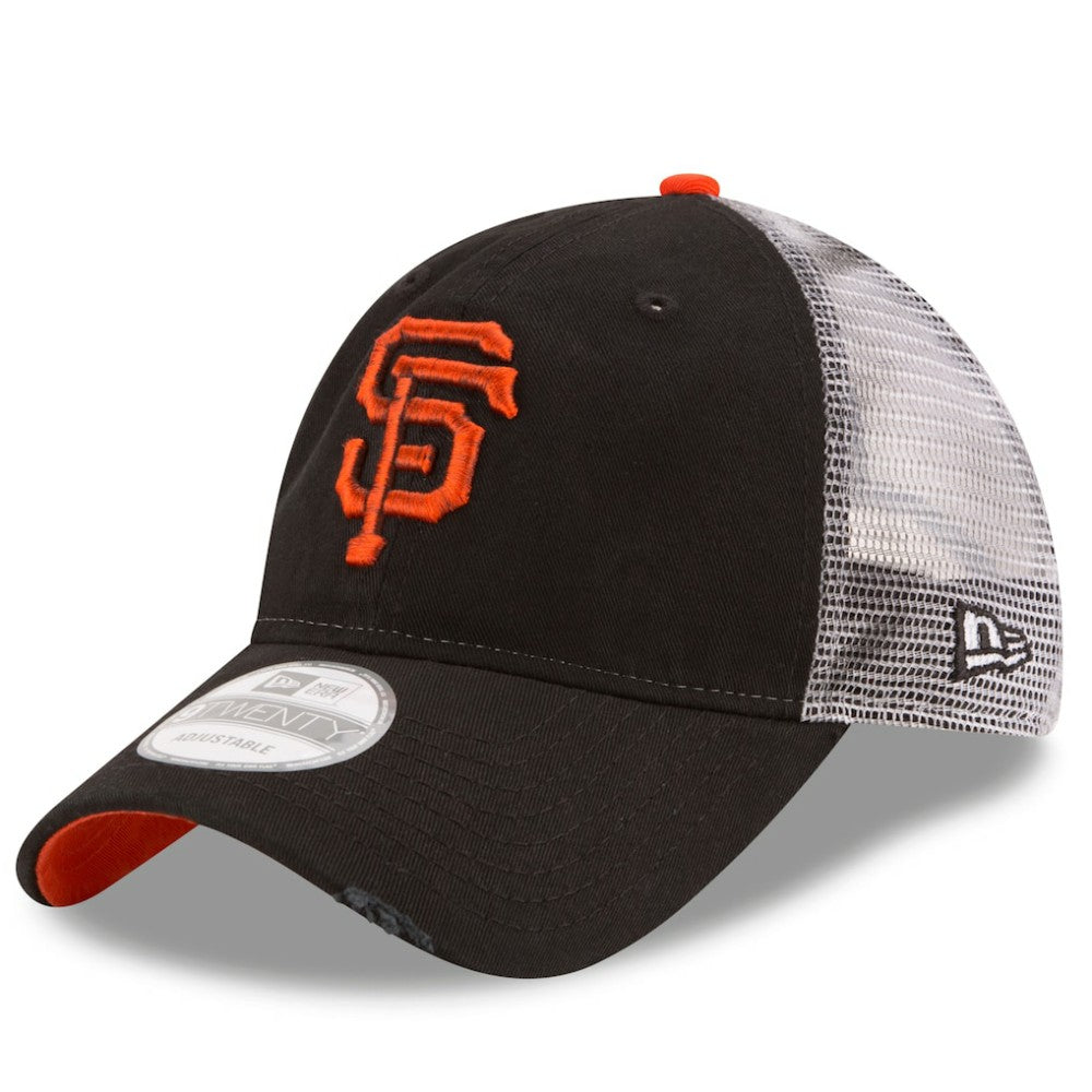 San Francisco Giants New Era Team Rustic 9TWENTY Trucker Adjustable Hat On Sale