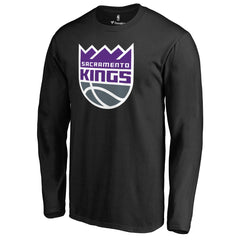 NBA - Sacramento Kings Primary Logo Long Sleeve T-Shirt - Black
