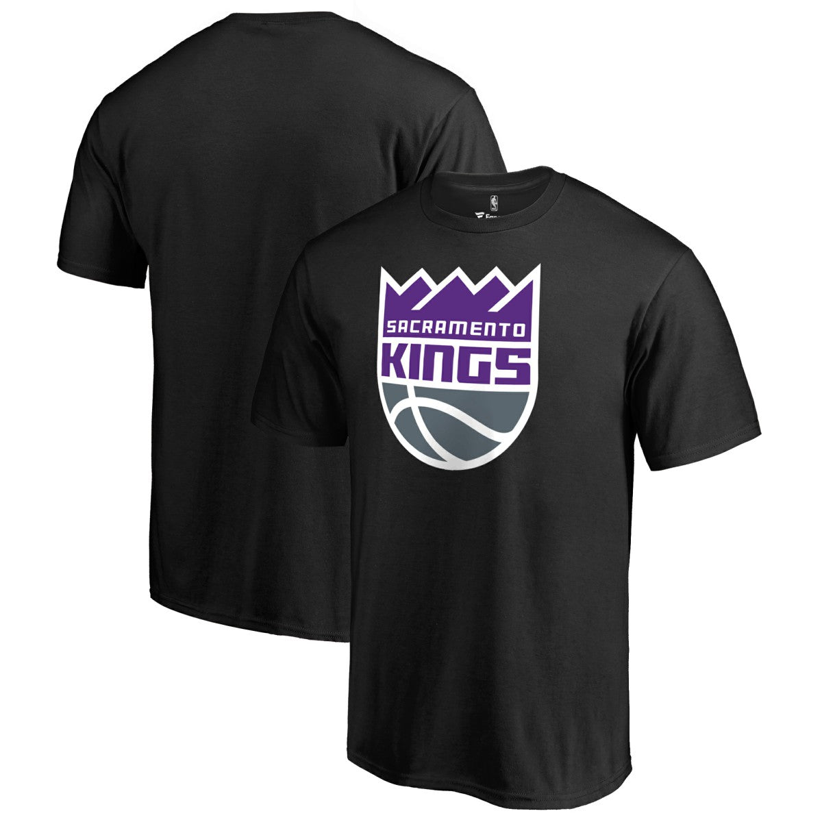 NBA - Sacramento Kings Primary Logo T-Shirt - Black
