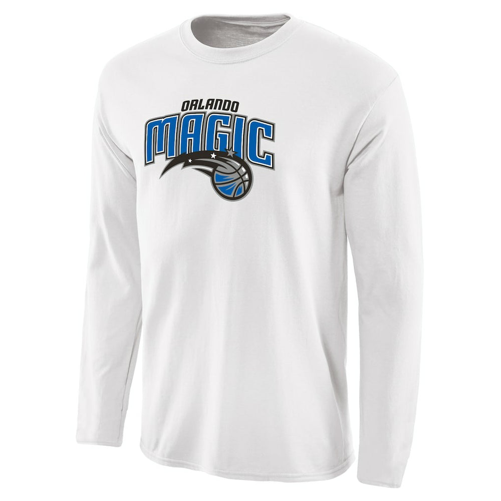 NBA - Orlando Magic Primary Logo Long Sleeve T-Shirt - White