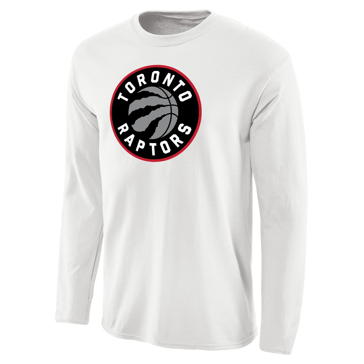 NBA - Toronto Raptors Primary Logo Long Sleeve T-Shirt - White