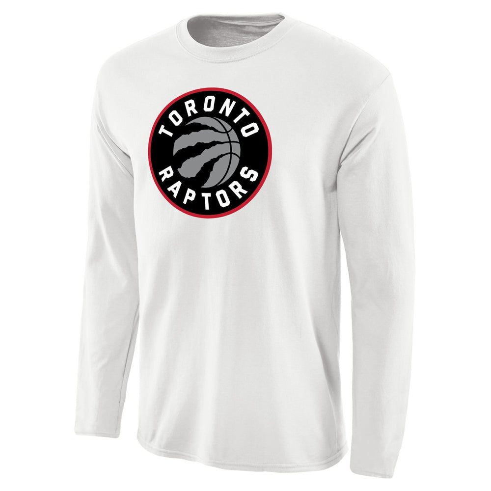 NBA - Toronto Raptors Primary Logo Long Sleeve T-Shirt - White