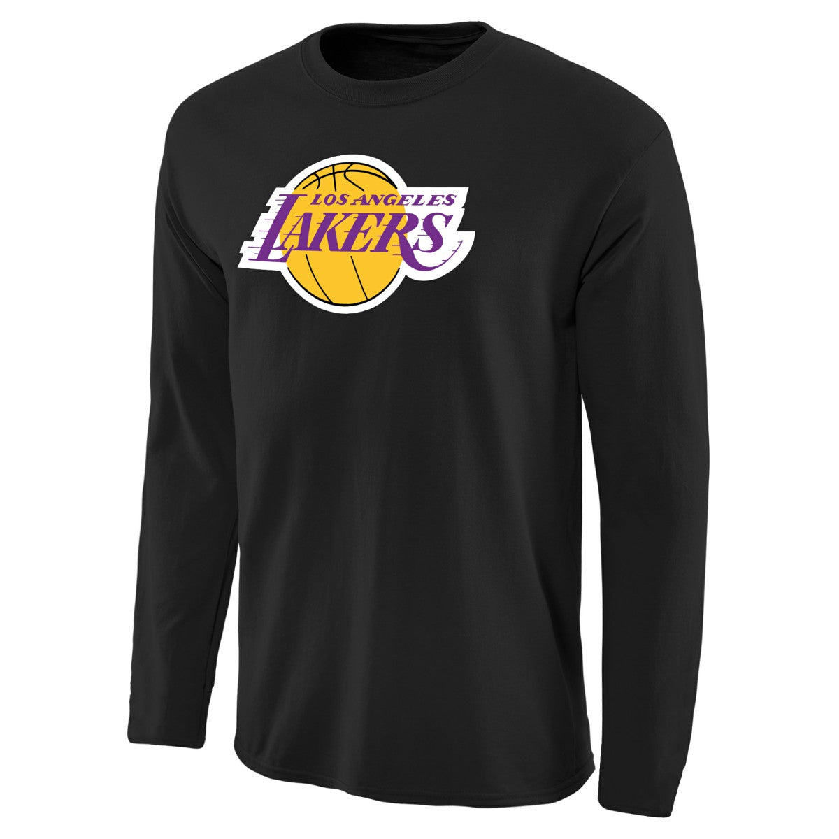 NBA - Los Angeles Lakers Primary Logo II Long Sleeve T-Shirt - Black